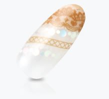 Sha - Nail French Princess Lace Pro Milk Tea - DK BEAUTY