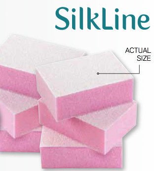Silkline Mini Pink Buffing Blocks (150/150) - DK BEAUTY