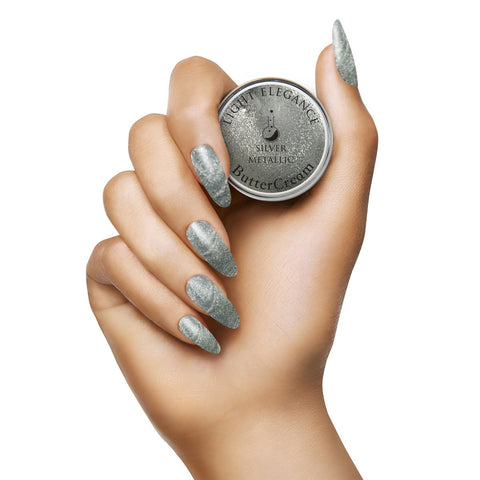 Light Elegance Buttercream 'Silver Metallic'