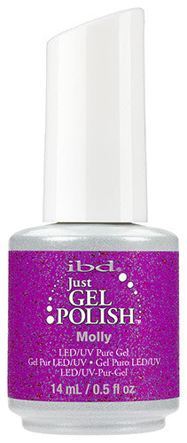 ibd just gel polish molly, neon purple