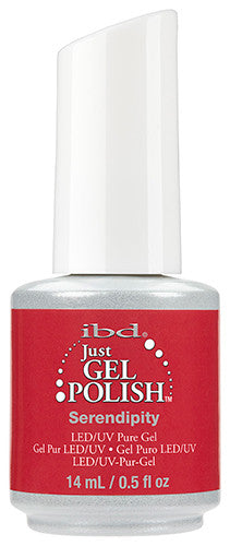 Cool Reddish Pink Just Gel Polish Finish: Shimmer