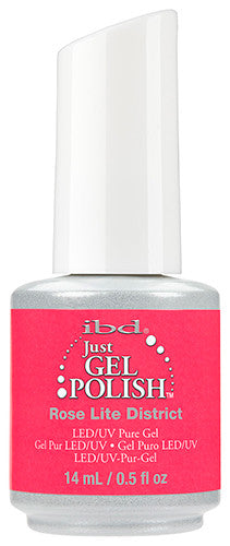 Rose lite district neon just gel polish color