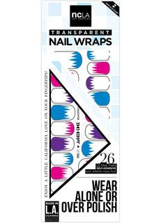 NCLA Nail Wraps - Transparent Jagged Edge