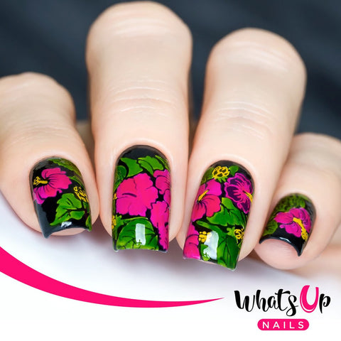 Whats Up Stamping Plate - Floral Paradise