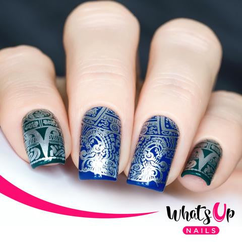 Whats Up Stamping Plate - Aztec Countdown