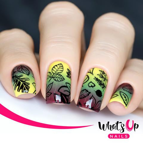 Whats Up Stamping Plate - Leaves are Fall-ing