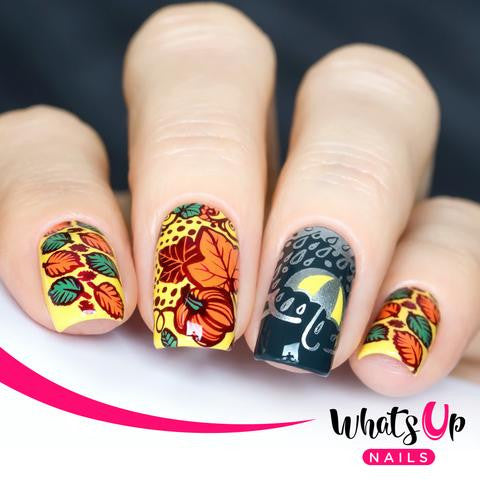 Whats Up Stamping Plate - Leaves are Fall-ing
