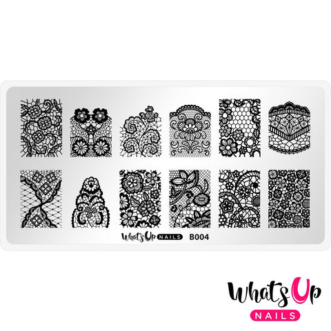 Whats Up Seductive Lace Stamping Plate