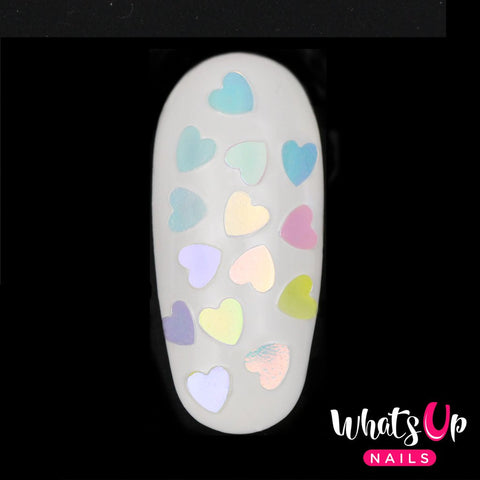 What's Up Nails - Heart Glitter